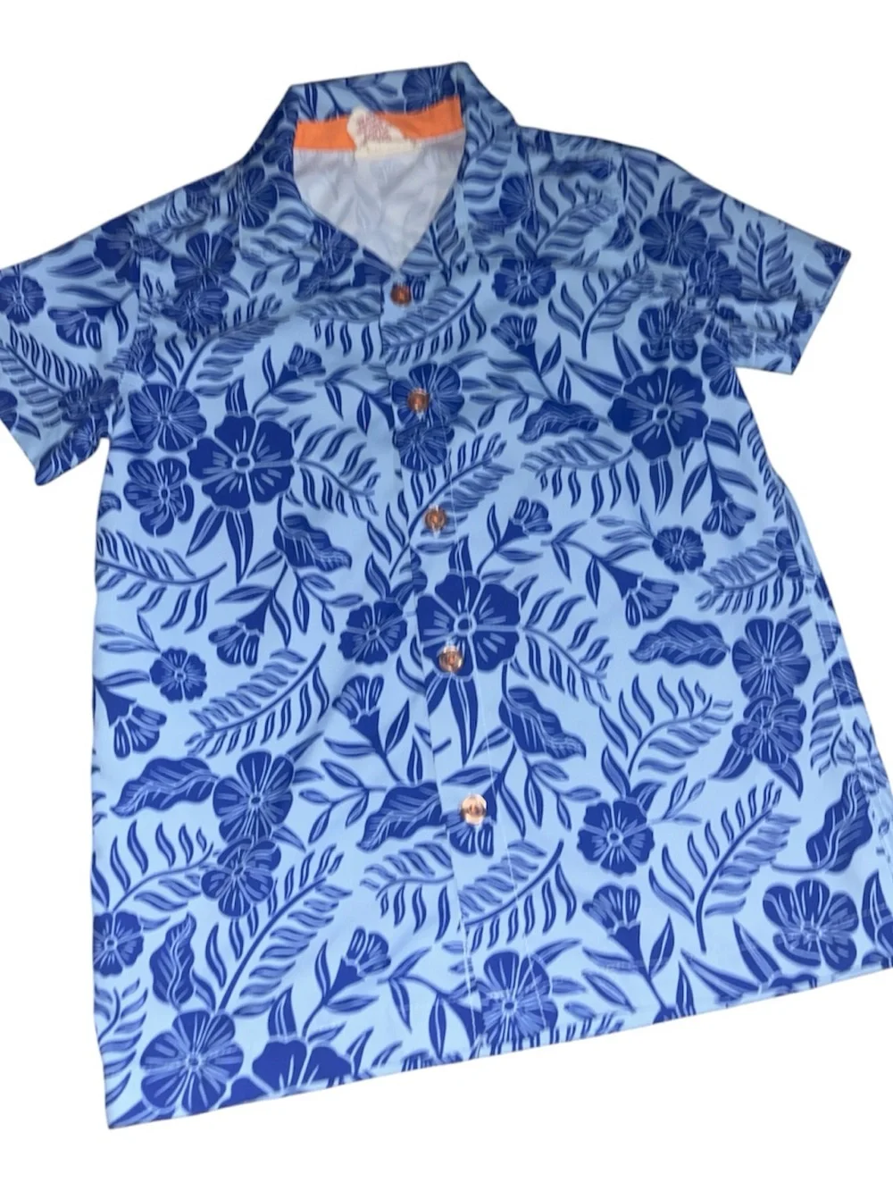 Panama Jack Blue Floral Kids Matching Set